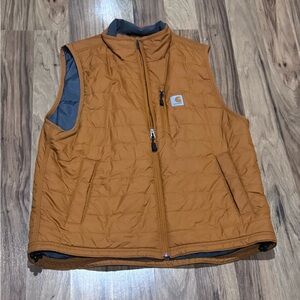 Carhartt Orange Quilted Vest for Men